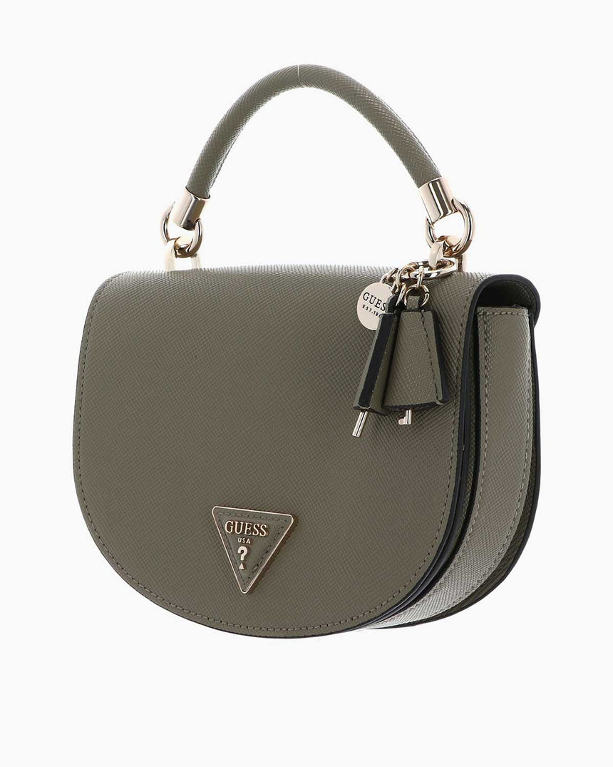 Guess Saddle Mini Aksesuarlı El Çantası Sage
