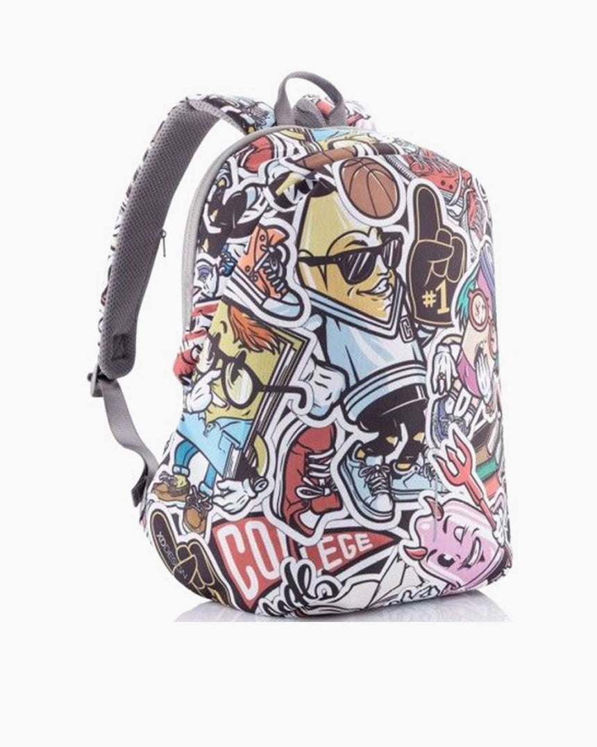 XD Design Bobby Soft 15.6'' Inç Suya Dayanıklı Hırsızlık Önleyici Usb Girişli Körüklü Sırt Çantası Multicolor