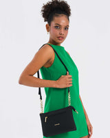 Us Polo Assn Zincir Detaylı Çapraz Askılı Çanta Siyah