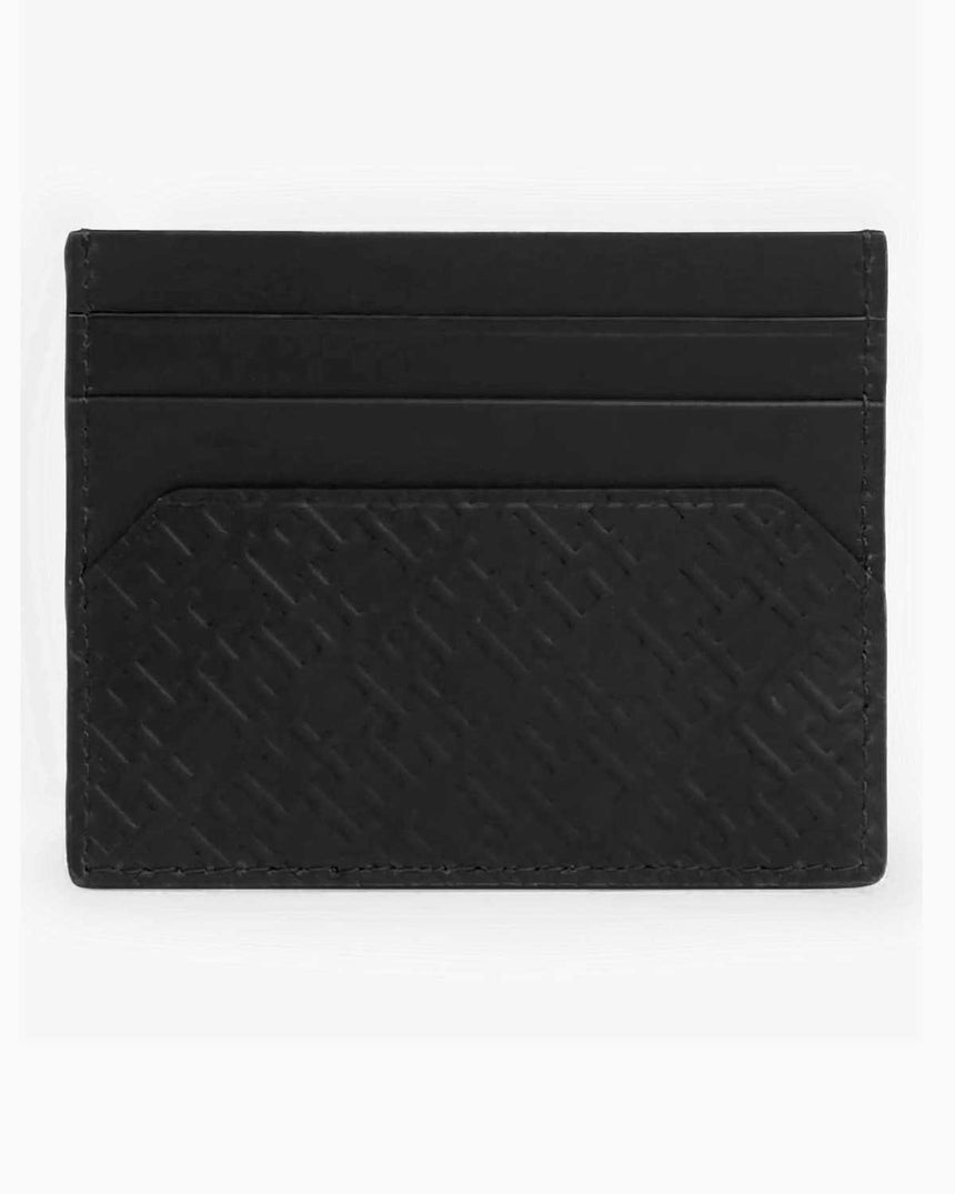 Tommy Hilfiger Monogram Folded Cardholder Kartlık Black