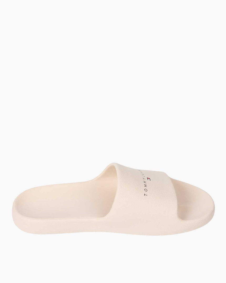 Tommy Hilfiger Logolu Basic Terlik Newsprint