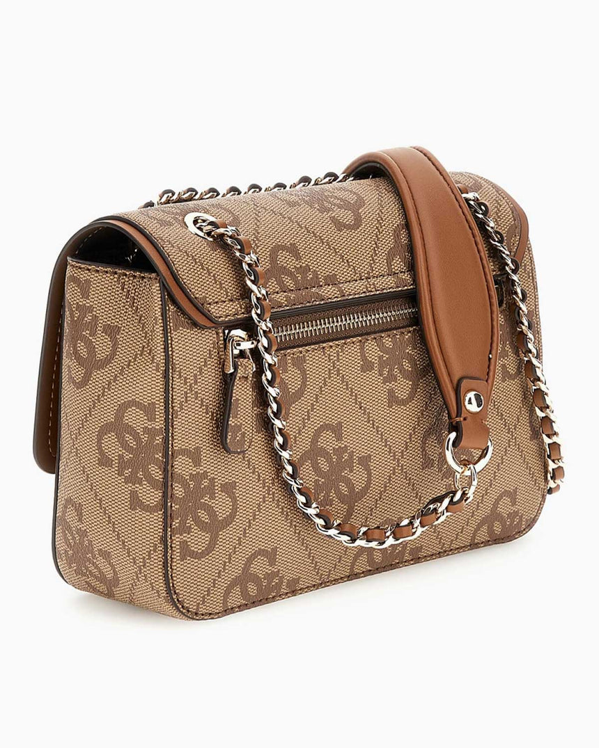 Guess Izzy Convertible Çapraz Askılı Çanta Latte Logo