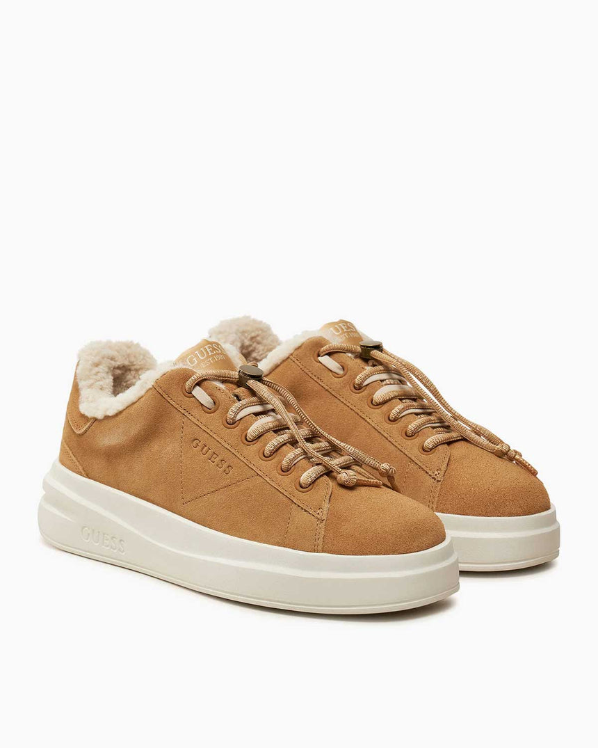 Guess Elbina Cupsole Sneaker Cognac
