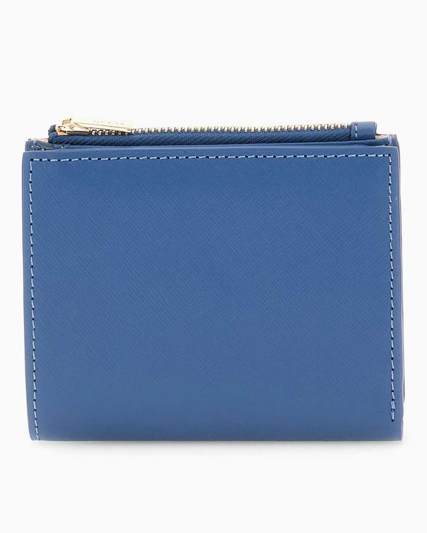 Guess Miriam Trifold Fermuarlı Cüzdan Blue