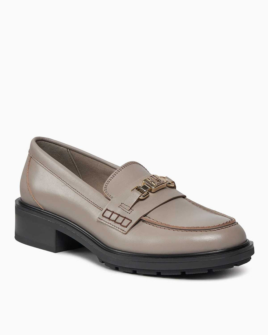 Tommy Hilfiger Hardware Kadın Loafer Smooth Taupe