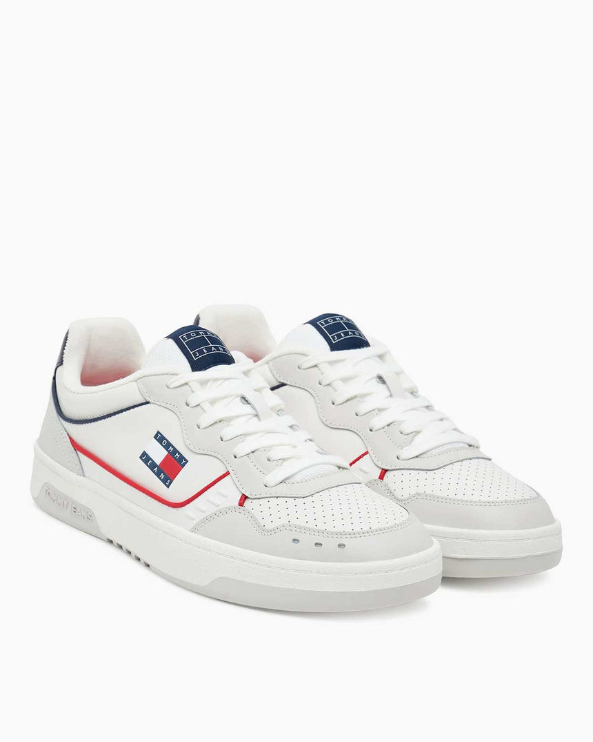 Tommy Hilfiger Milton Deri Yükseltilmiş Erkek Sneaker RWB