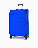 Benetton Logo Detaylı Büyük Boy Kumaş Valiz Saks Mavi