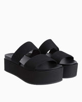 Calvin Klein Flatform Logolu Terlik Triple Black