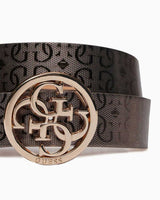 Guess Jania Adjustable Logolu Kemer Pewter