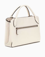 Guess Fedana Elite Satchel Logolu El Çantası Off White