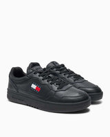 Tommy Jeans Cupsole Leather Essentials Sneaker Black