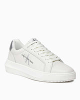 Calvin Klein Malmo Cunhky Cupsole Mono Kadın Sneaker White / Silver