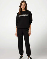 Guess Cecilia Kadın Aktif Scuba Sweatshirt Jet Black A996