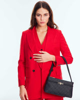 Us Polo Assn Desenli Omuz Çantası Siyah