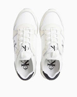 Calvin Klein Jeans Runner Sock Lace Up Sneakers Bright White/Black