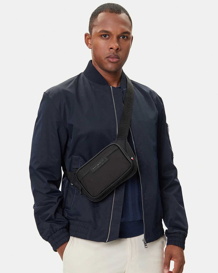 Tommy Hilfiger Repreve Erkek Bel Çantası Black