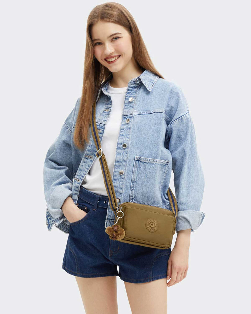 Kipling Abanu Çapraz Askılı Kadın Çantası Dry Laurel