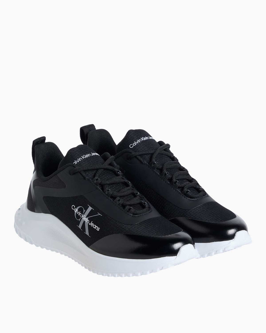 Calvin Klein Eva Runner Low Lace Mix Sneakers CK Black