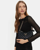 Guess Giully Zincir Detaylı Omuz Çantası Black