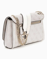 Guess Noelle Convertible Monogram Omuz Çantası Dove Logo