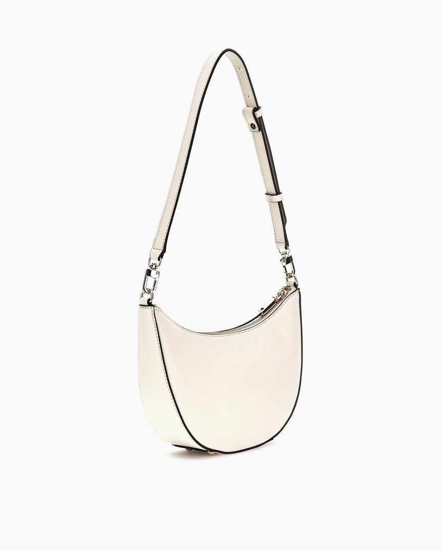 Guess Fedana Mini Top Logolu Omuz Çantası Off White