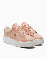 Tommy Hilfiger Platform Court Logolu Sneaker Pink Bloom
