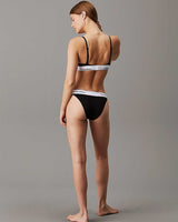 Calvin Klein Unlined Triangle Bralet Black