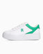 Tommy Hilfiger Platform Court Sneaker White/Olympic Green