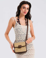 Nautica Logolu El Çantası Bej - Açık Kahve