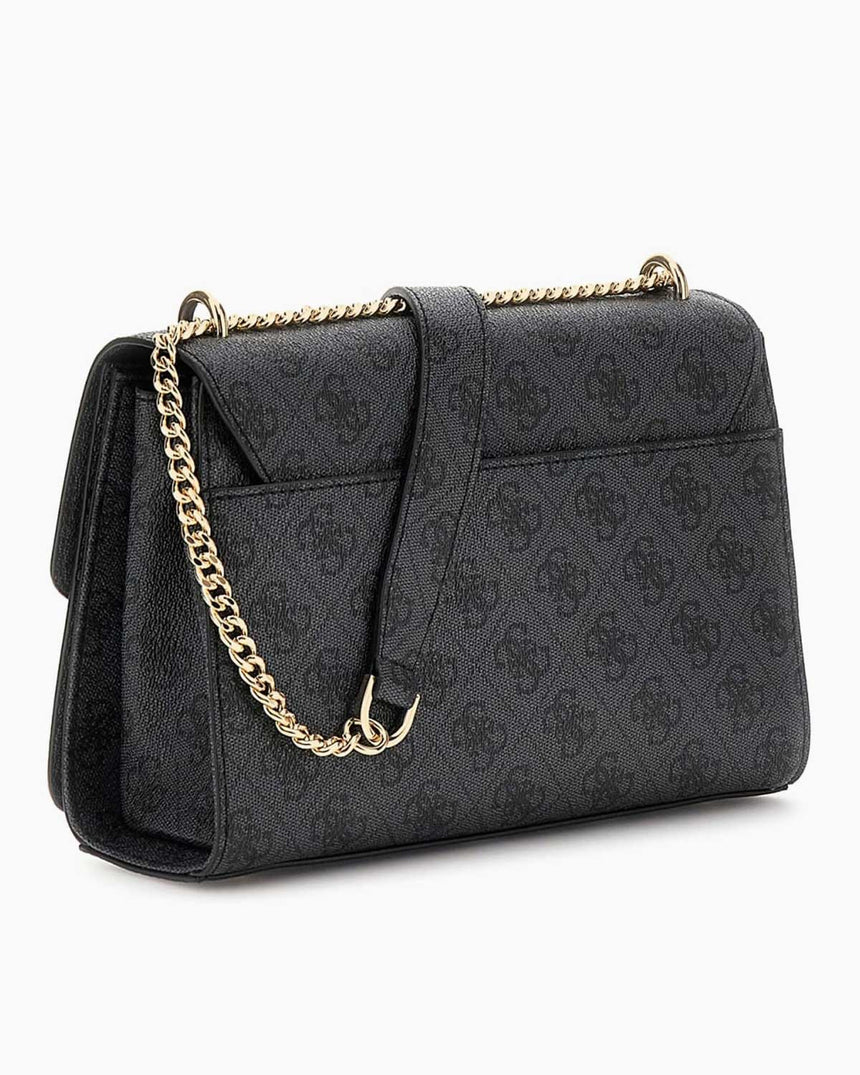 Guess Access Calista Kadın Omuz Çantası Coal Logo