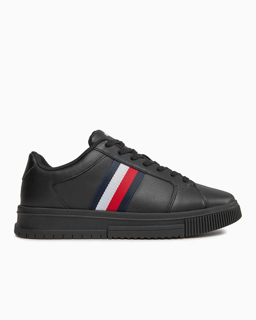 Tommy Hilfiger Supercup Stripes Low Top Sneakers Black