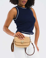 Us Polo Assn Ladies Omuz Çantası Bej - Taba