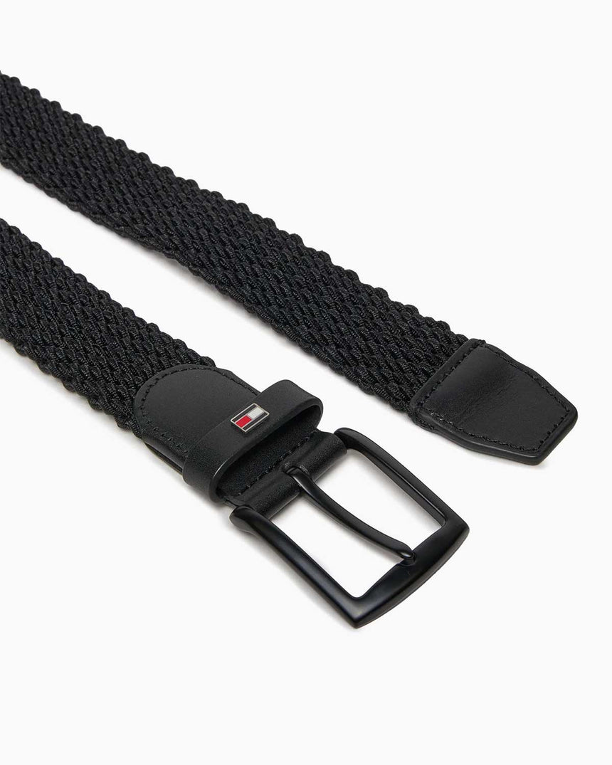 Tommy Hilfiger Denton Fixed Belt Kemer Black