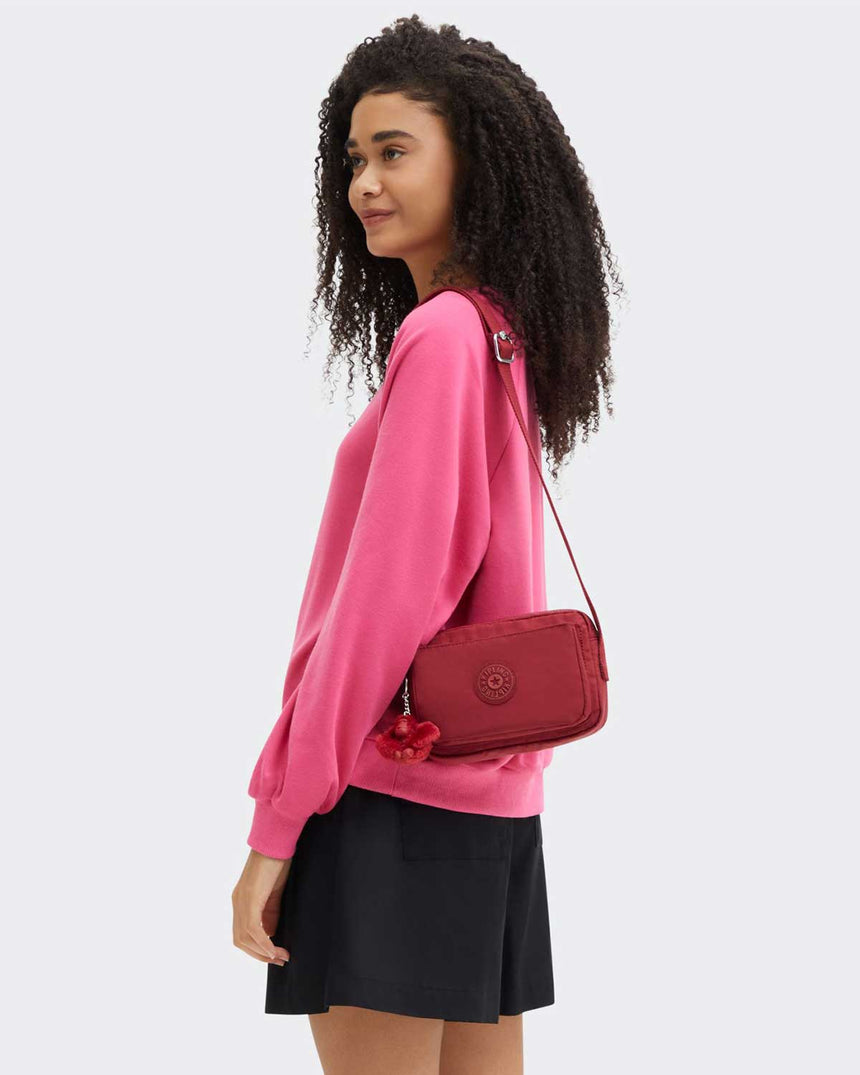 Kipling Abanu Çapraz Askılı Kadın Çantası Funky Red