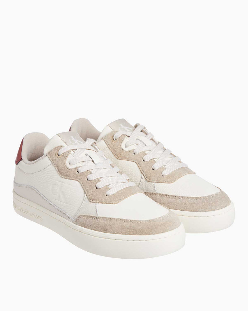Calvin Klein Classic Cupsole Low Top Sneaker Creamy White/Eggshell/Travertine