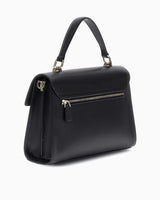 Guess Eco Handle Flap Manyetik Kapaklı El Çantası Black