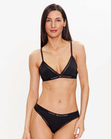 Tommy Hilfiger Unlined Triangle Bralet Black