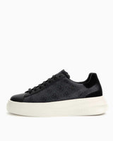 Guess Elba Monogram Baskılı Sneaker Black