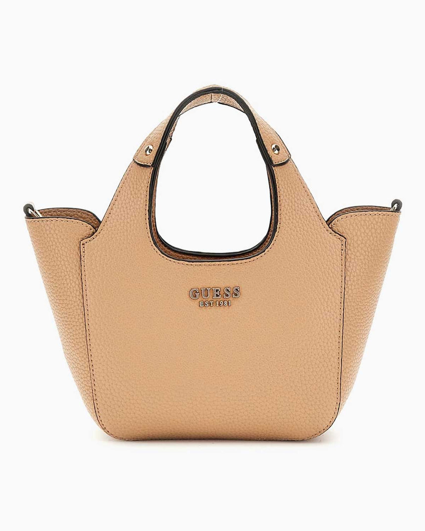 Guess Helina Mini Totel El Çantası Beige