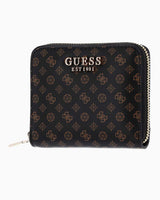 Guess Emilee Mini Monogram Cüzdan Mocha Logo