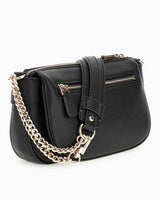 Guess Silvye Bucket Zincir Detaylı Omuz Çantası Black