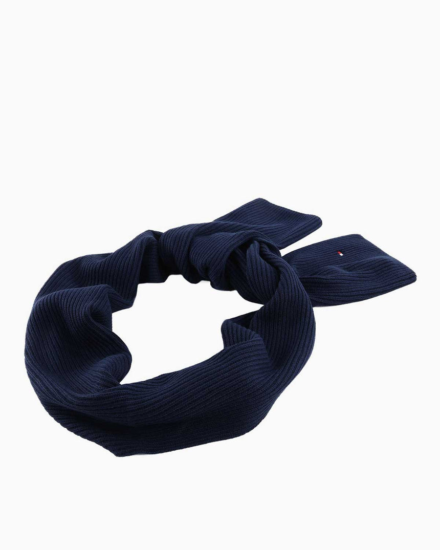 Tommy Hilfiger Flag Pima Cash Atkı Space Blue