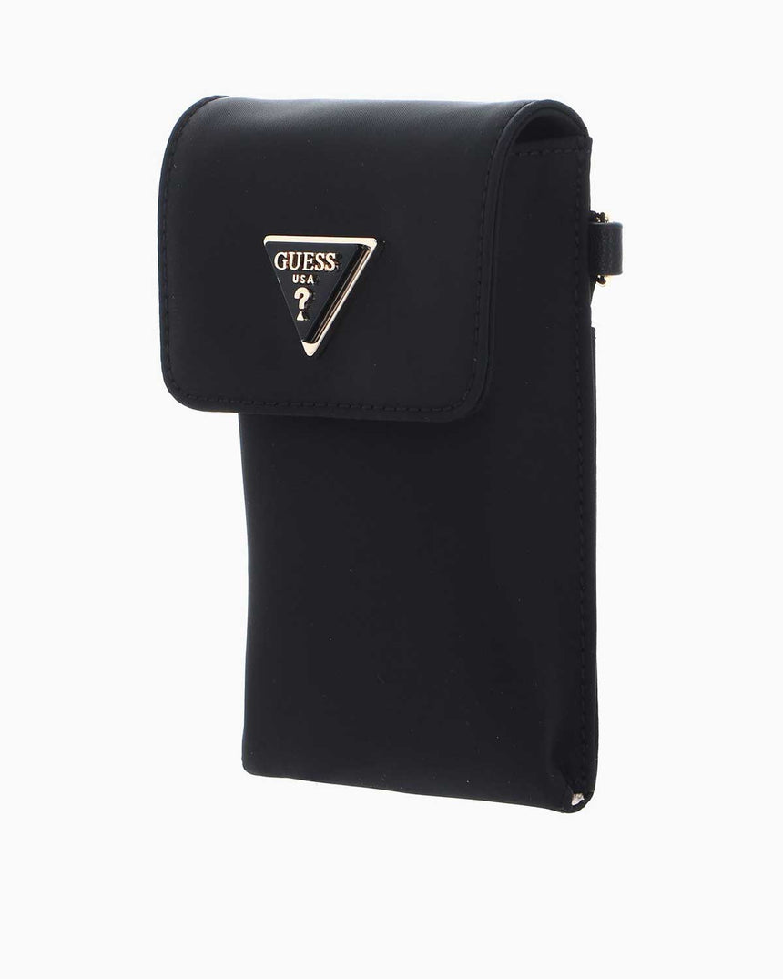 Guess Latona Flap Çapraz Askılı Telefon Çantası Black