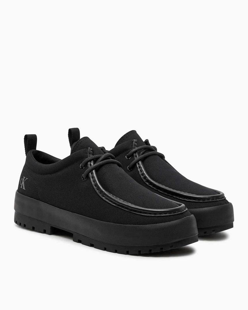 Calvin Klein Lugged Hybrid Lace Up Ayakkabı Triple Black