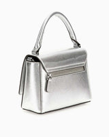 Guess Fedana Handle Kapaklı Mini El Çantası Silver