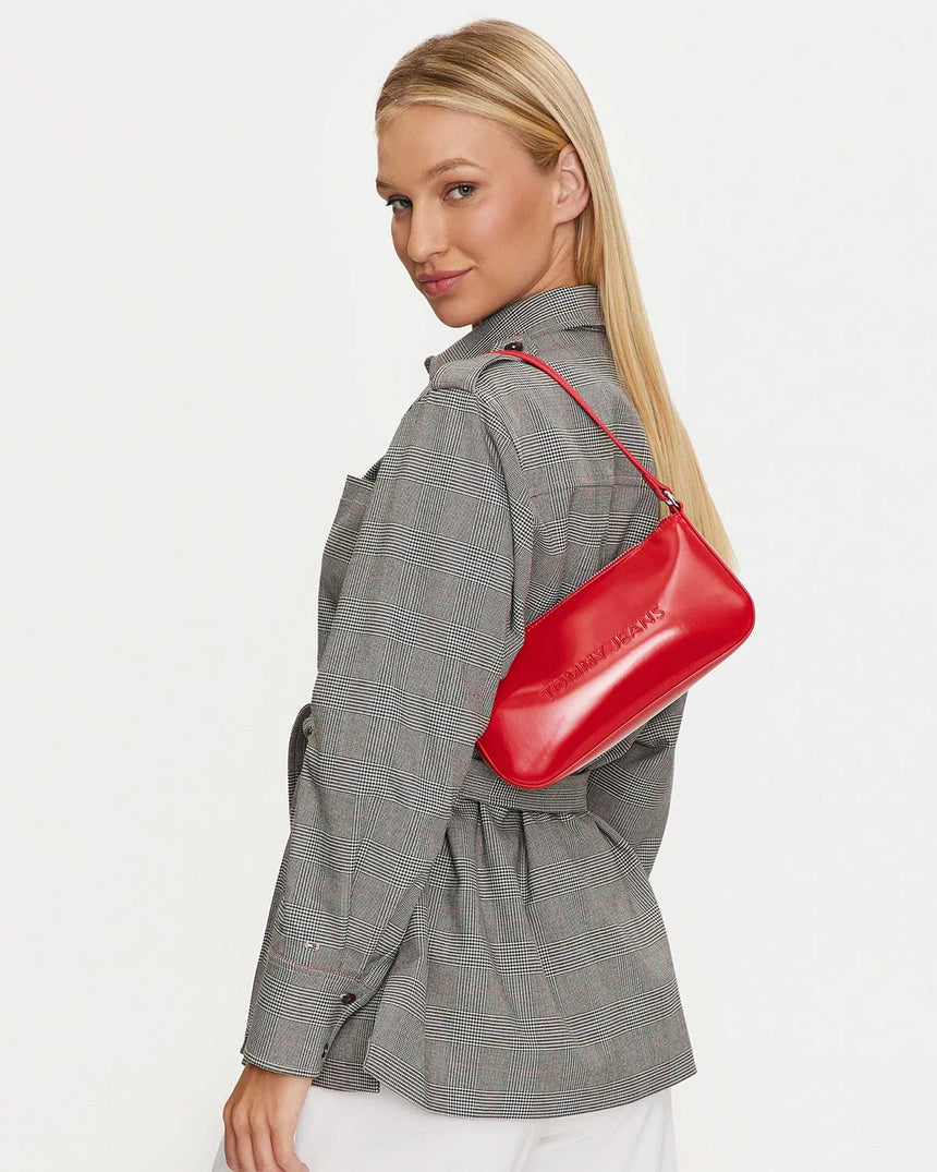 Tommy Hilfiger Ess Must Omuz Çantası Deep Crimson