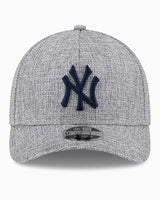New Era Cotton Weave NY Unisex Şapka Gri