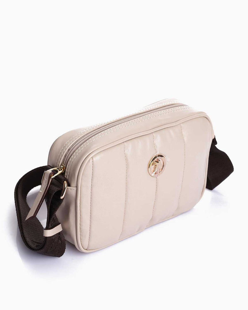 Us Polo Assn Çapraz Askılı Kadın Çantası Pudra