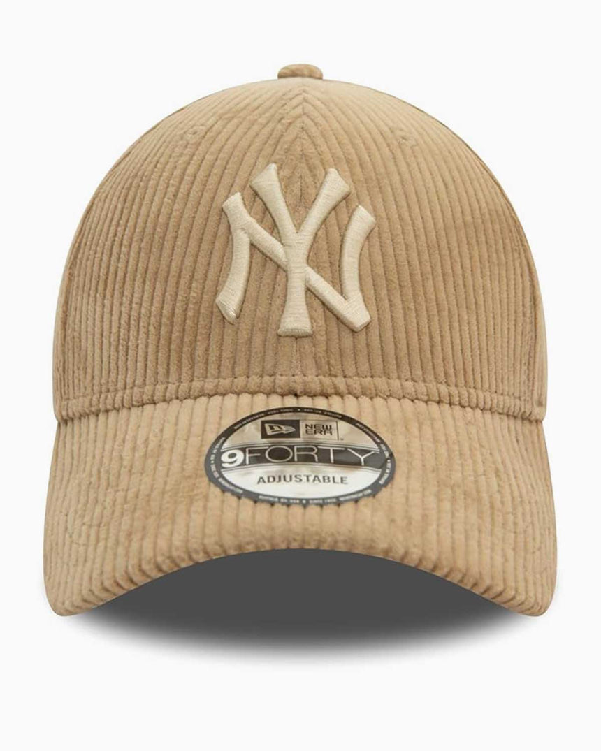 New Era Cord 940 Forty NY Kadife Şapka Bej