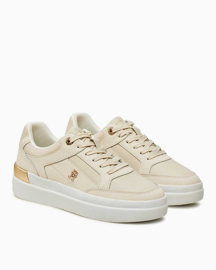Tommy Hilfiger Feminie Court Sneaker Beige